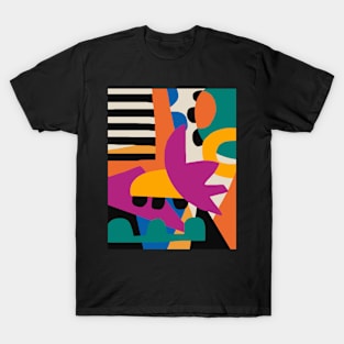 Abstract art 80s style geometric T-Shirt